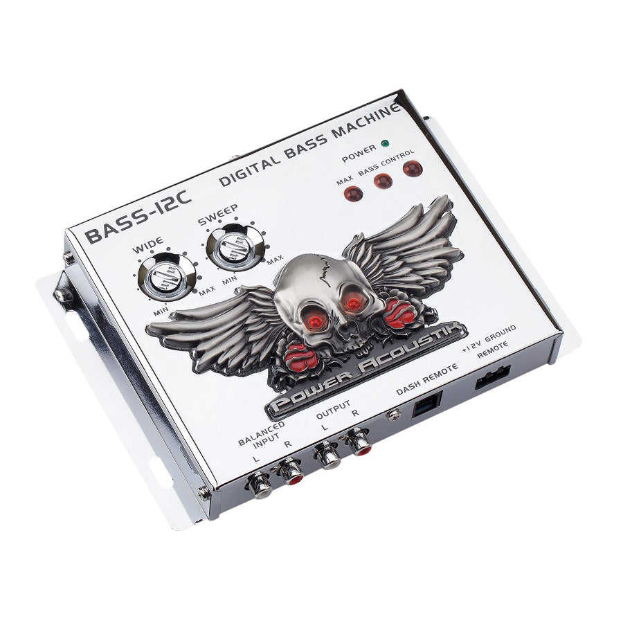 Power Acoustik BASS-12C, Digital Bass Reconstruction Processor w/ Subsonic