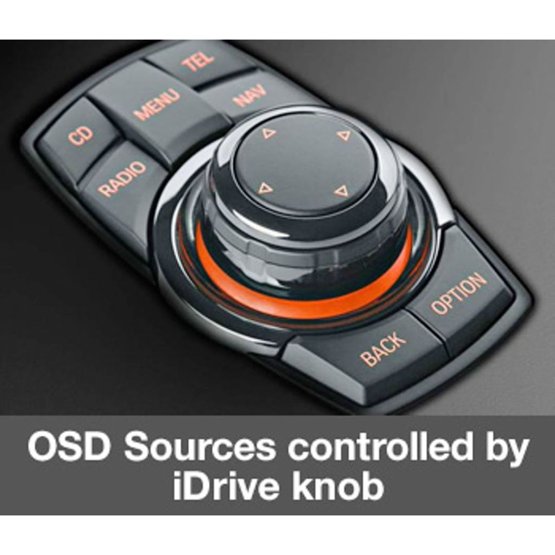 Crux VRFBM-77C, Sightline Safety-View Integration Rear-View Integration for BMW Vehicles with 6-Pin LVDS Units