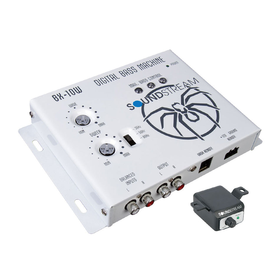 Soundstream BX-10W, Digital Bass Reconstruction Processor, White