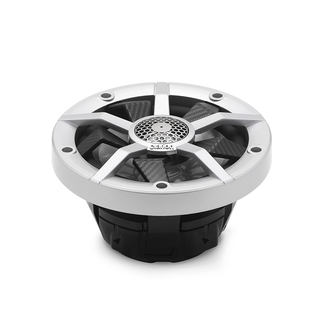 Clarion CM1623RL, 6.5" 2-way Marine Speakers w/ RGB illumination Includes Black & Silver Grilles