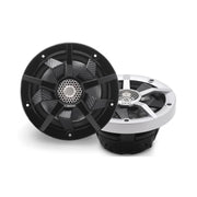 Clarion CM1623RL, 6.5" 2-way Marine Speakers w/ RGB illumination Includes Black & Silver Grilles