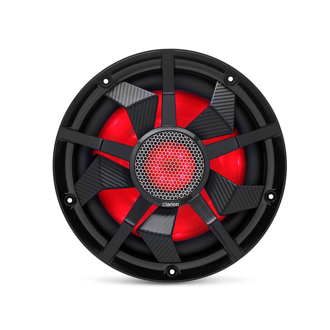 Clarion CM2513WL, 10" DVC 2-Ohm Marine Subwoofer w/ RGB illumination