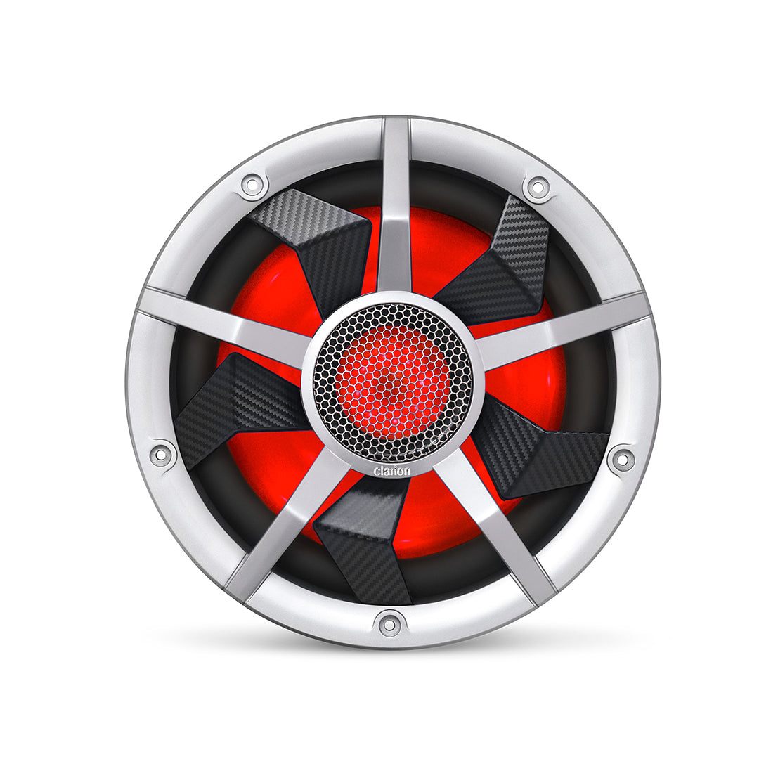 Clarion CM2513WL, 10" DVC 2-Ohm Marine Subwoofer w/ RGB illumination