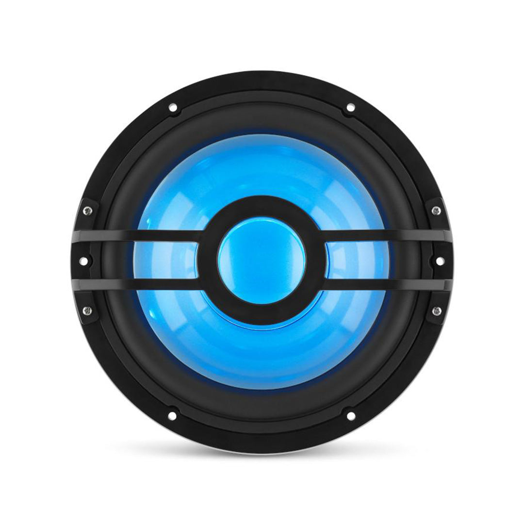 Clarion CMSP-101RGB-2, 10" SVC 2-Ohm Marine Subwoofer w/ RGB illumination