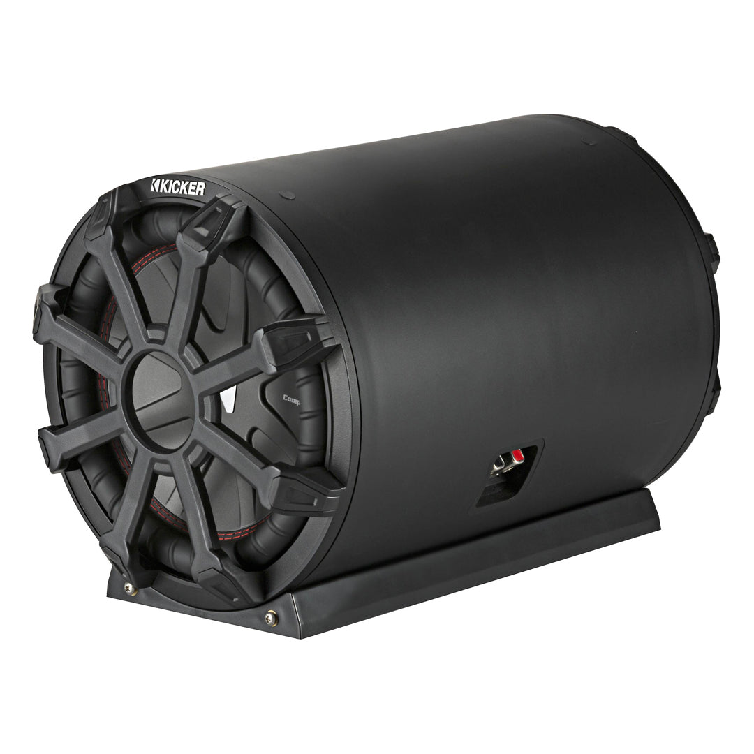 Kicker CWTB104, TB 10" Subwoofer and Passive Radiator in Weather-Proof Enclosure, 4-Ohm, 400W (46CWTB104)