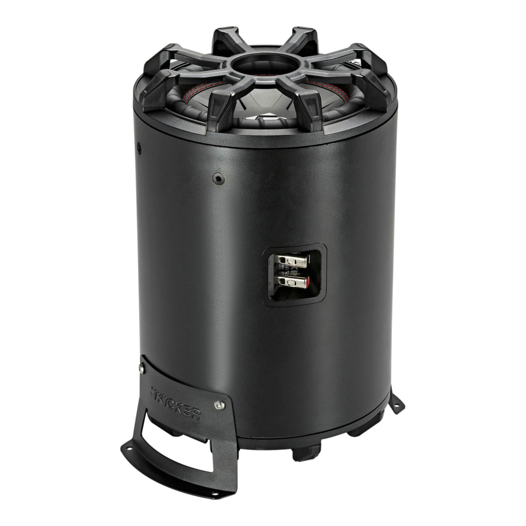 Kicker CWTB82, TB 8" Subwoofer and Passive Radiator in Weather-Proof Enclosure, 2-Ohm, 300W (46CWTB82)