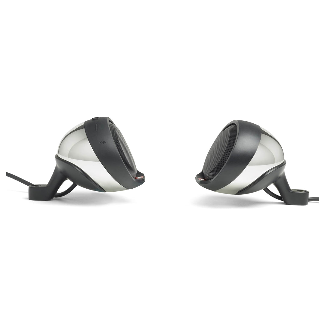 JBL Cruise Chrome, Bluetooth¨ Handlebar Speakers Pods for Motorcycles - Chrome