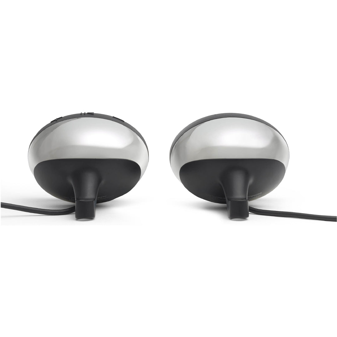 JBL Cruise Chrome, Bluetooth¨ Handlebar Speakers Pods for Motorcycles - Chrome
