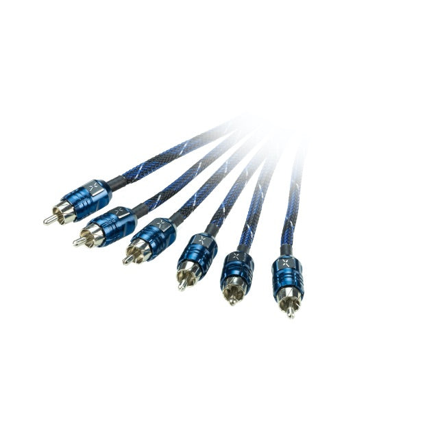 EFX by Scosche D12X6, Delta 12' 6-Channel Twisted Multi-Core Interconnects
