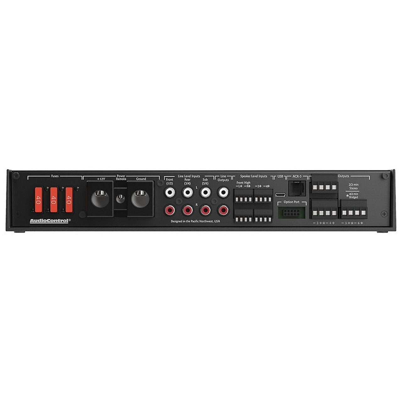 AudioControl D-6.1200, Matrix DSP Class D 6 Channel Car Amplifier w/ DSP