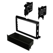 Crux DKFD-27, Radio Replacement w/ Dash Kit Radio Replacement for Select Ford, Lincoln & Mercury with Subwoofer Retention (Double DIN/Single DIN with Pocket Dash Kit Included)