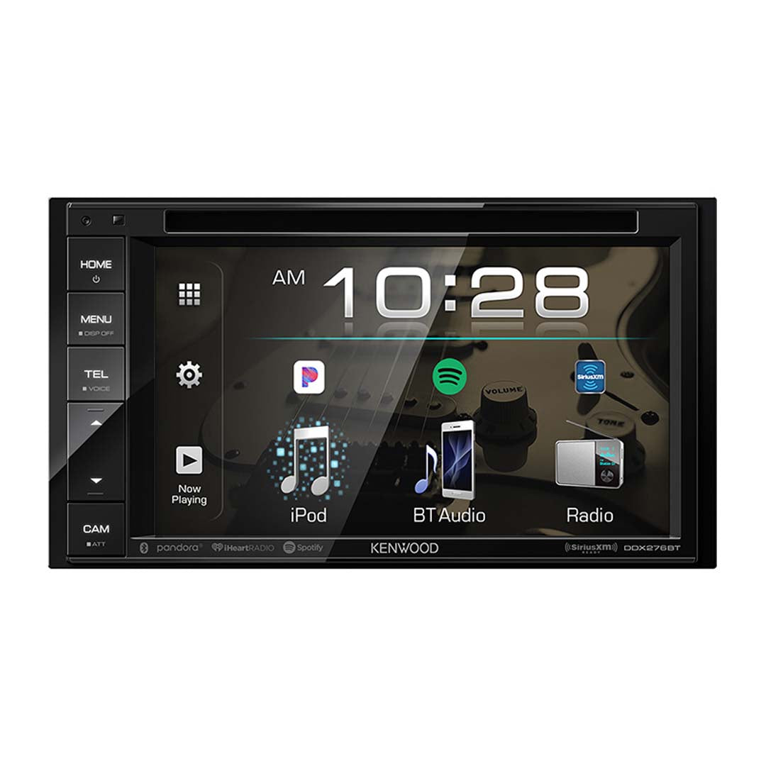 Kenwood DDX276BT, 6.2" DVD Multimedia Receiver - SiriusXM Ready, Bluetooth