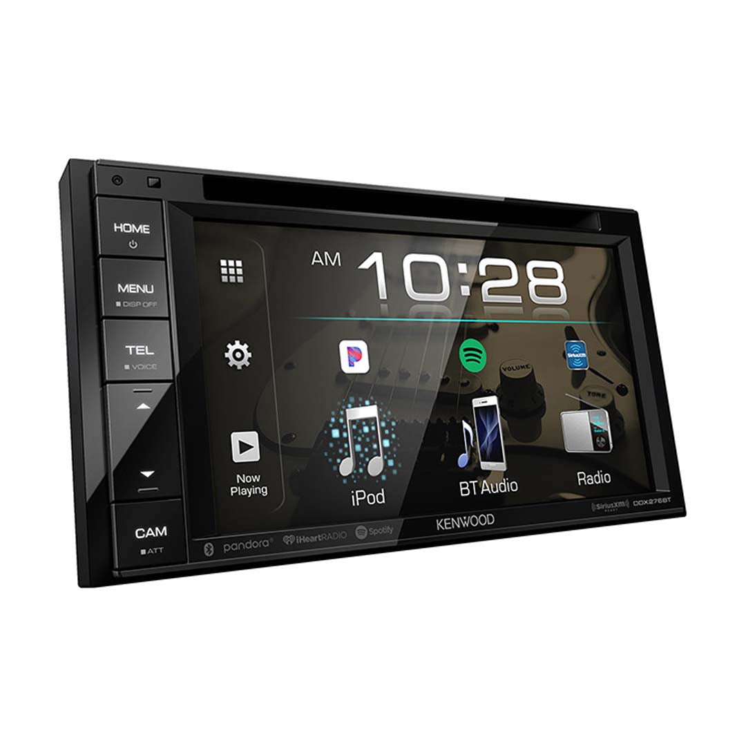 Kenwood DDX276BT, 6.2" DVD Multimedia Receiver - SiriusXM Ready, Bluetooth