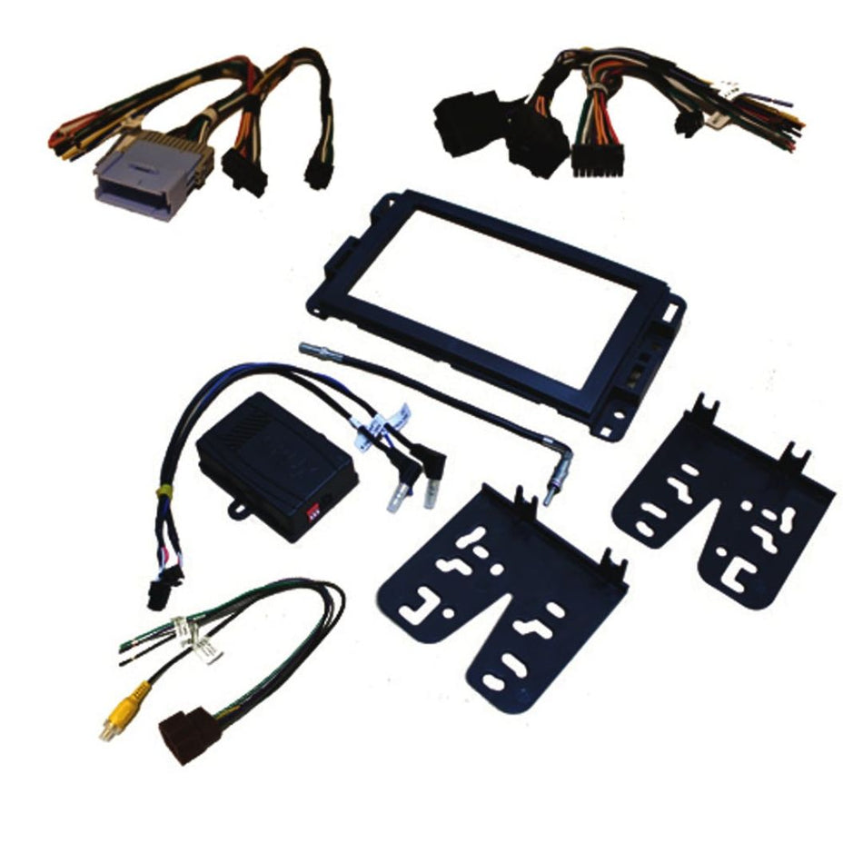 Crux DKGM-51, Radio Replacement w/ Dash Kit Radio Replacement with SWC Retention for GM LAN 11 Bit  Vehicles (Double DIN Dask Kit Included)