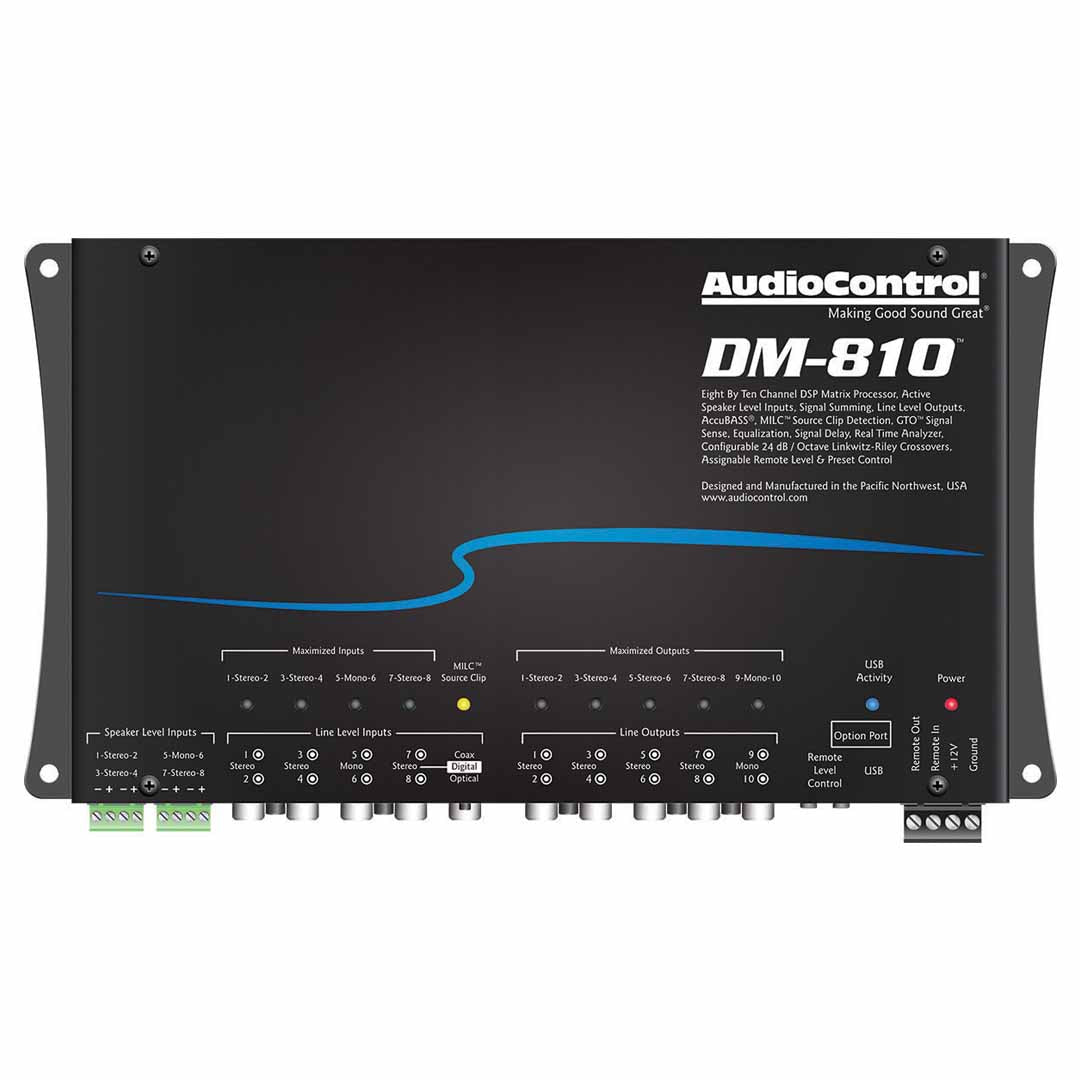 AudioControl DM-810, 8 Input 10 Output DSP Matrix Processor