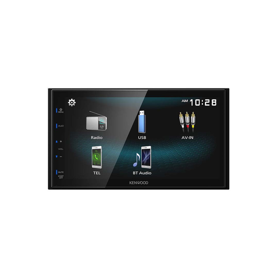 Kenwood DMX125BT, 6.8" Capacitive Touch Screen Digital Multimedia Receiver w/ Bluetooth
