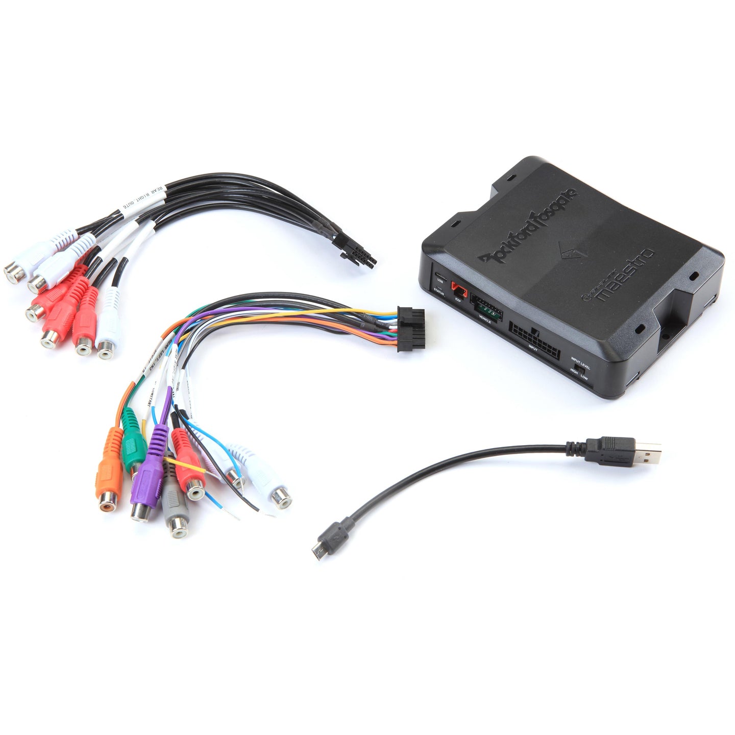 Rockford Fosgate DSR1, Digital Signal Router With 3Sixty Tuning, Program via iOS or Android