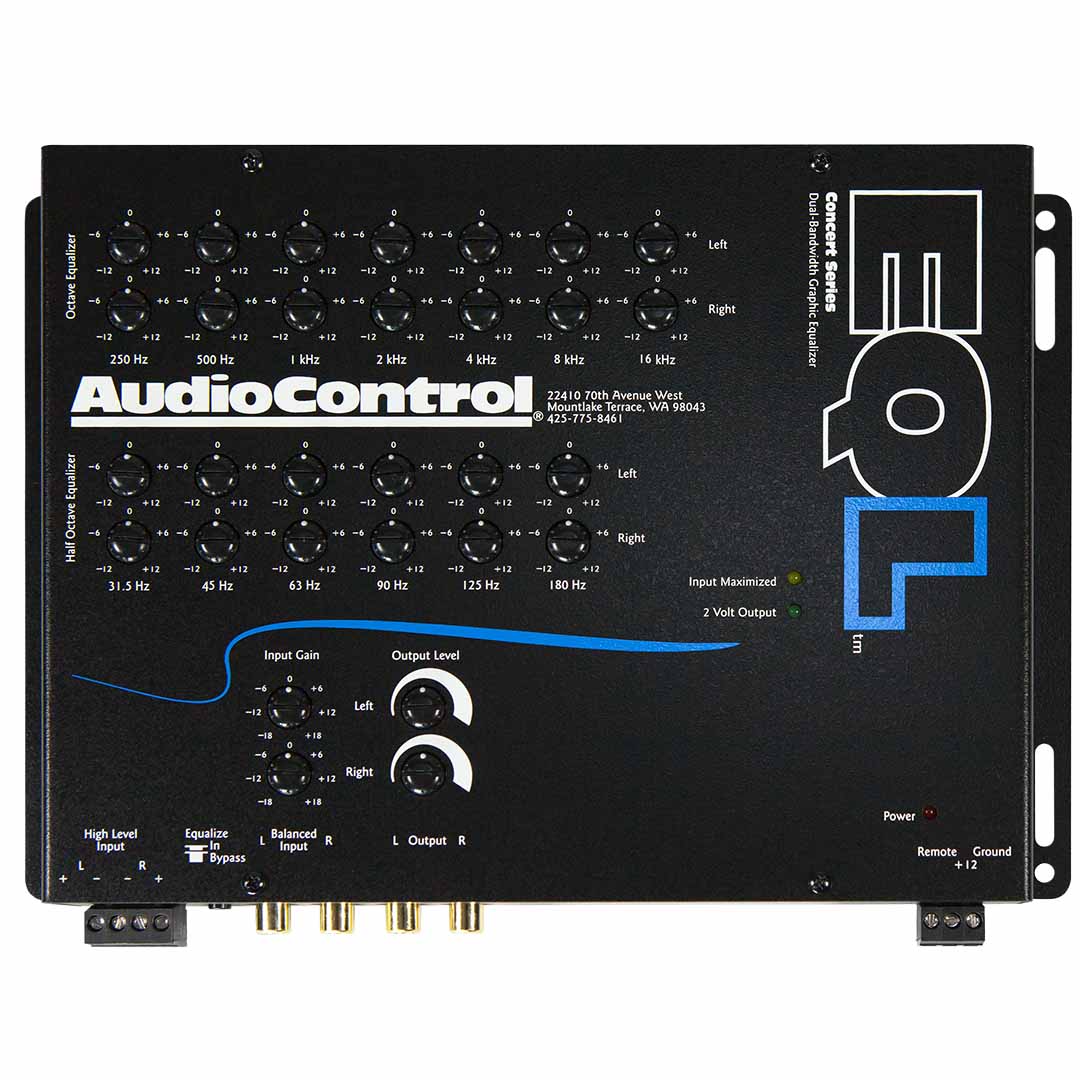 AudioControl EQL, 2 Channel Trunk-Mount Equalizer