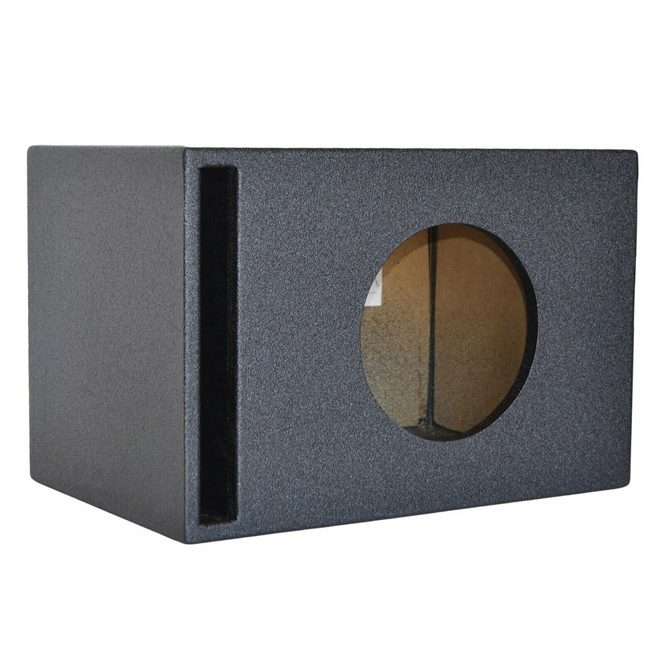 SoundBox SPL Series Single 10" Vented Subwoofer Enclosure, Built to Spec for JL Audio W7 10" - BedLiner Finish