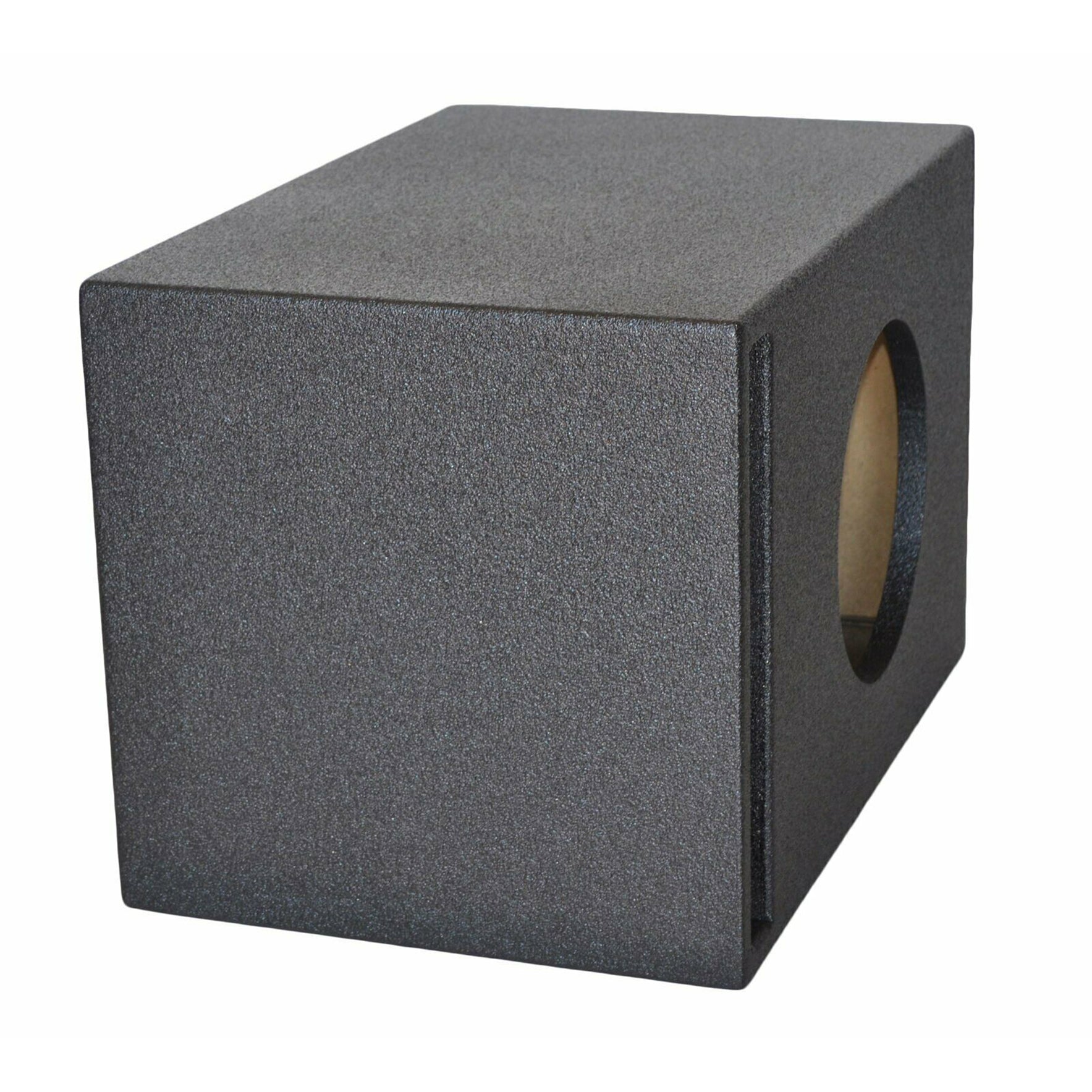 SoundBox SPL Series Single 10" Vented Subwoofer Enclosure, Built to Spec for JL Audio W7 10" - BedLiner Finish
