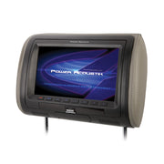 Power Acoustik HDVD-71CC , 7" Universal DVD Headrest w/USB/Aux, 3 Color  Channelangeable