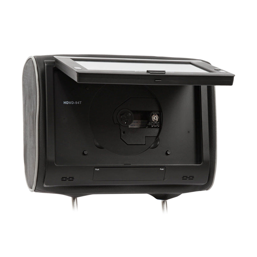 Power Acoustik HDVD-94, Universal DVD Headrest w/ 9" LCD, 3 Color  Channelangeable