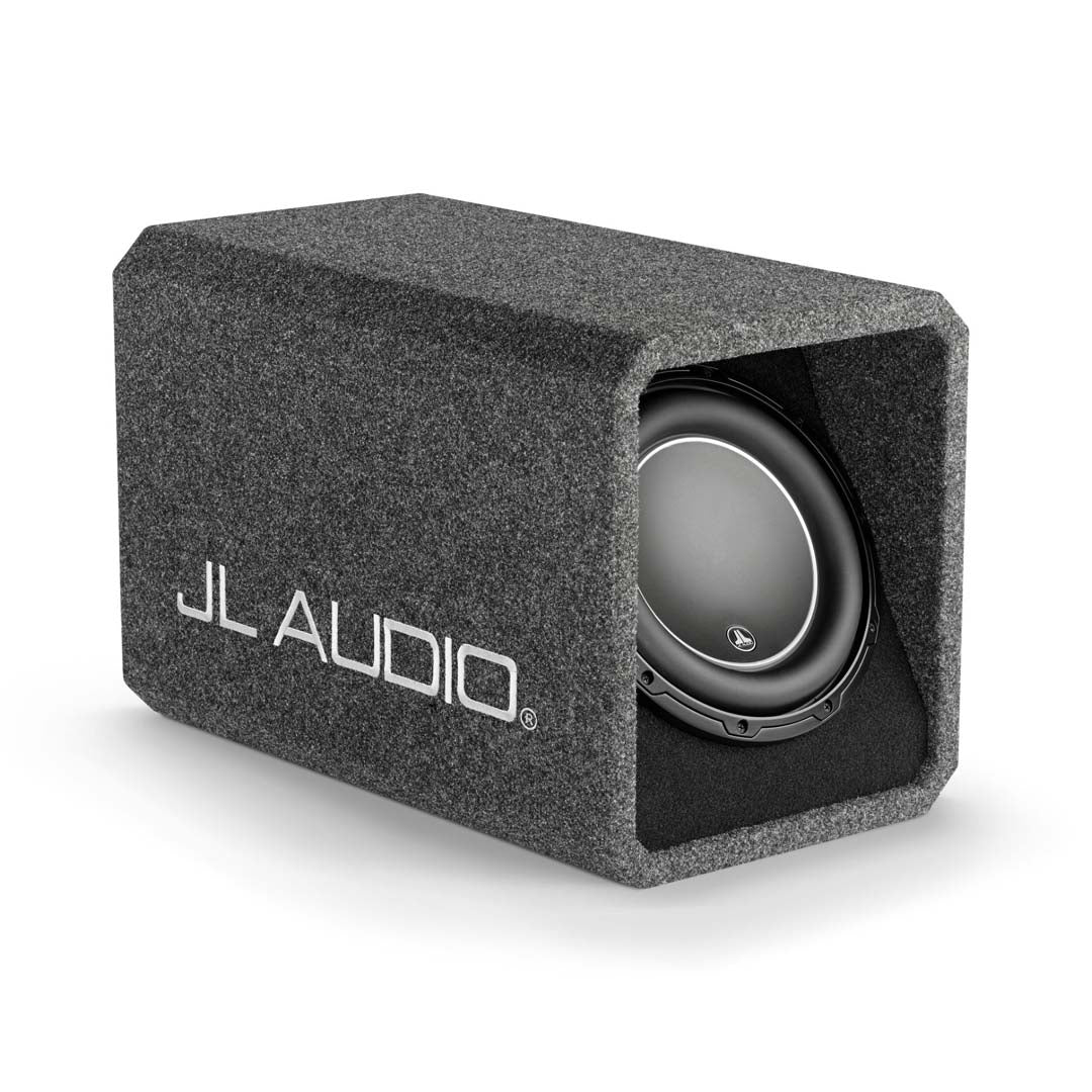 JL Audio HO110-W6v3, Loaded W6 Series 10" 2-Ohm Subwoofer, High-Output Ported Enclosure, 600W