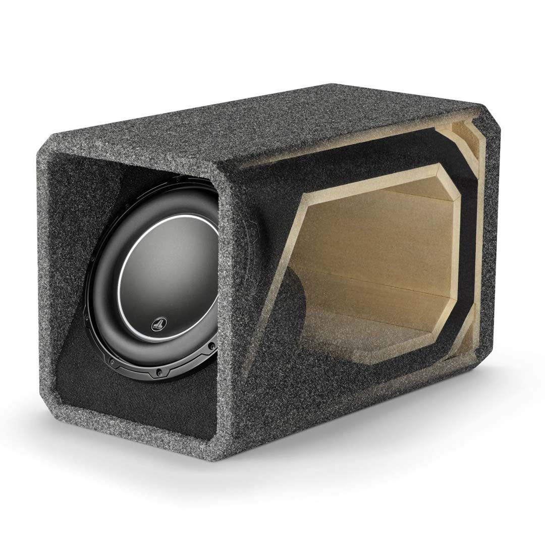 JL Audio HO110-W6v3, Loaded W6 Series 10" 2-Ohm Subwoofer, High-Output Ported Enclosure, 600W