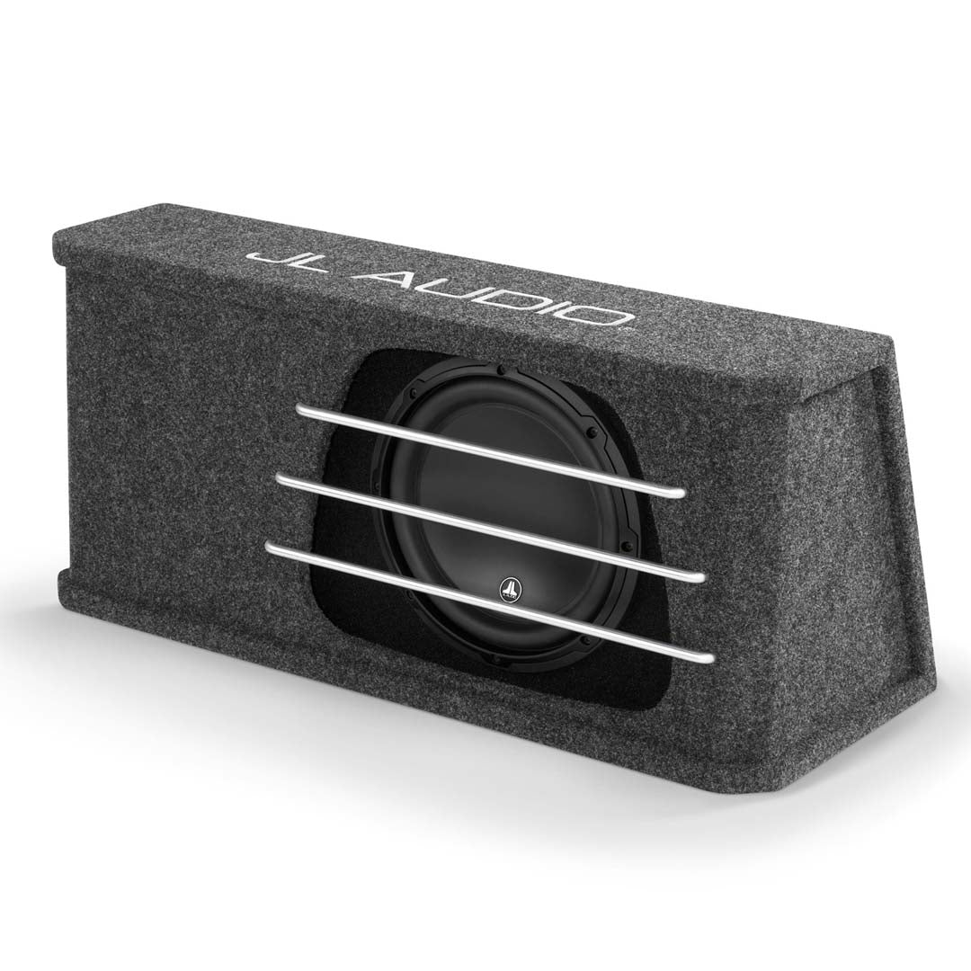 JL Audio HO110RG-W3v3, Loaded W3 Series 10" 2-Ohm Subwoofer, High-Output Ported Enclosure, 500W