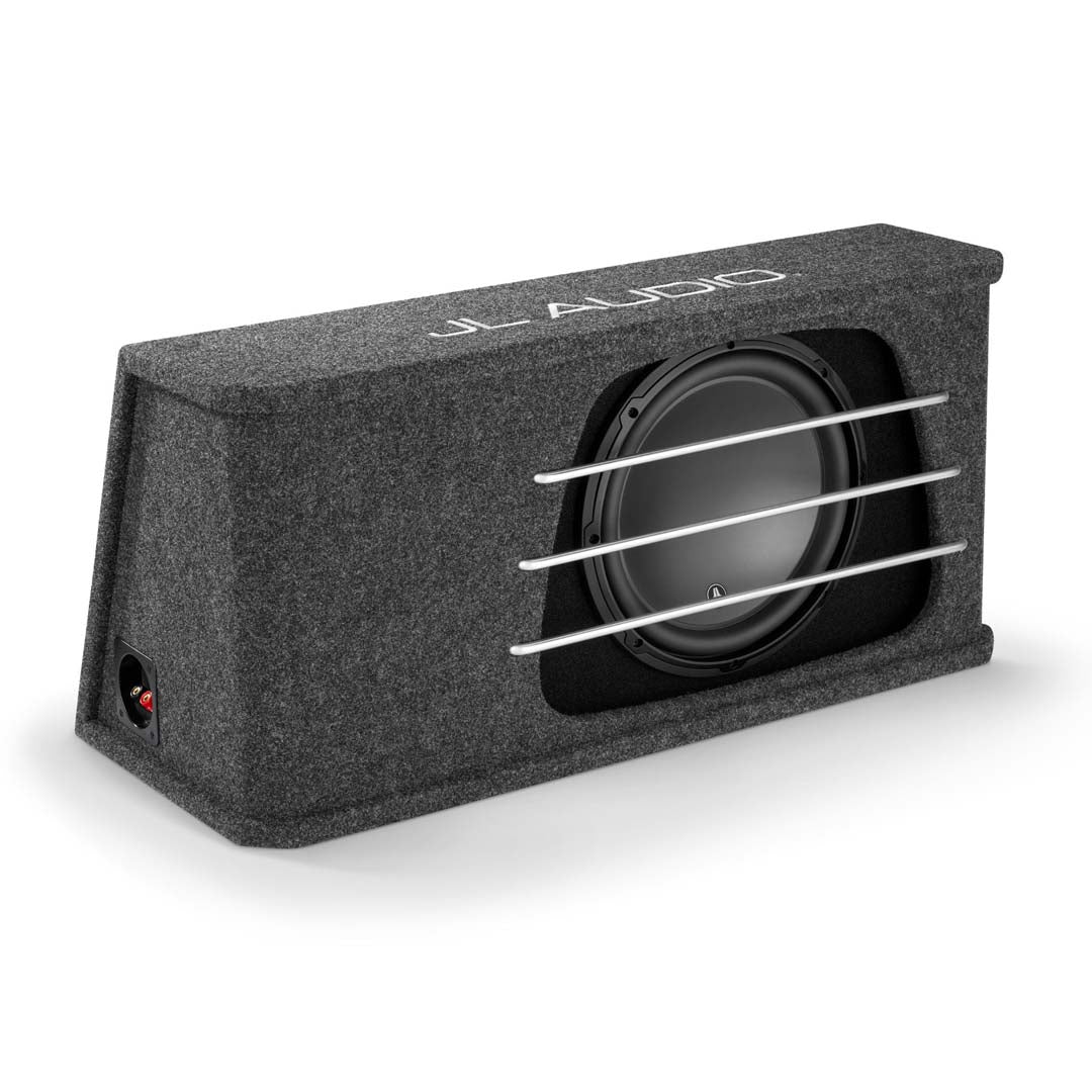 JL Audio HO112RG-W3v3, Loaded W3 Series 12" 2-Ohm Subwoofer, High-Output Ported Enclosure, 500W