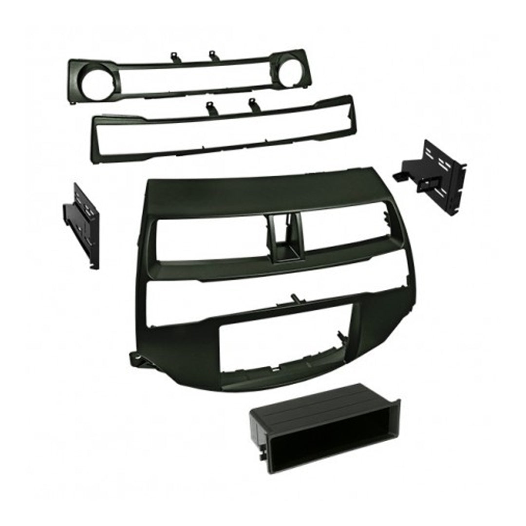 American International HONK852D, 2008-2012 Accord / 2010-2012 Crosstour Gun Metallic Single ISO w/ Pocket or Double DIN