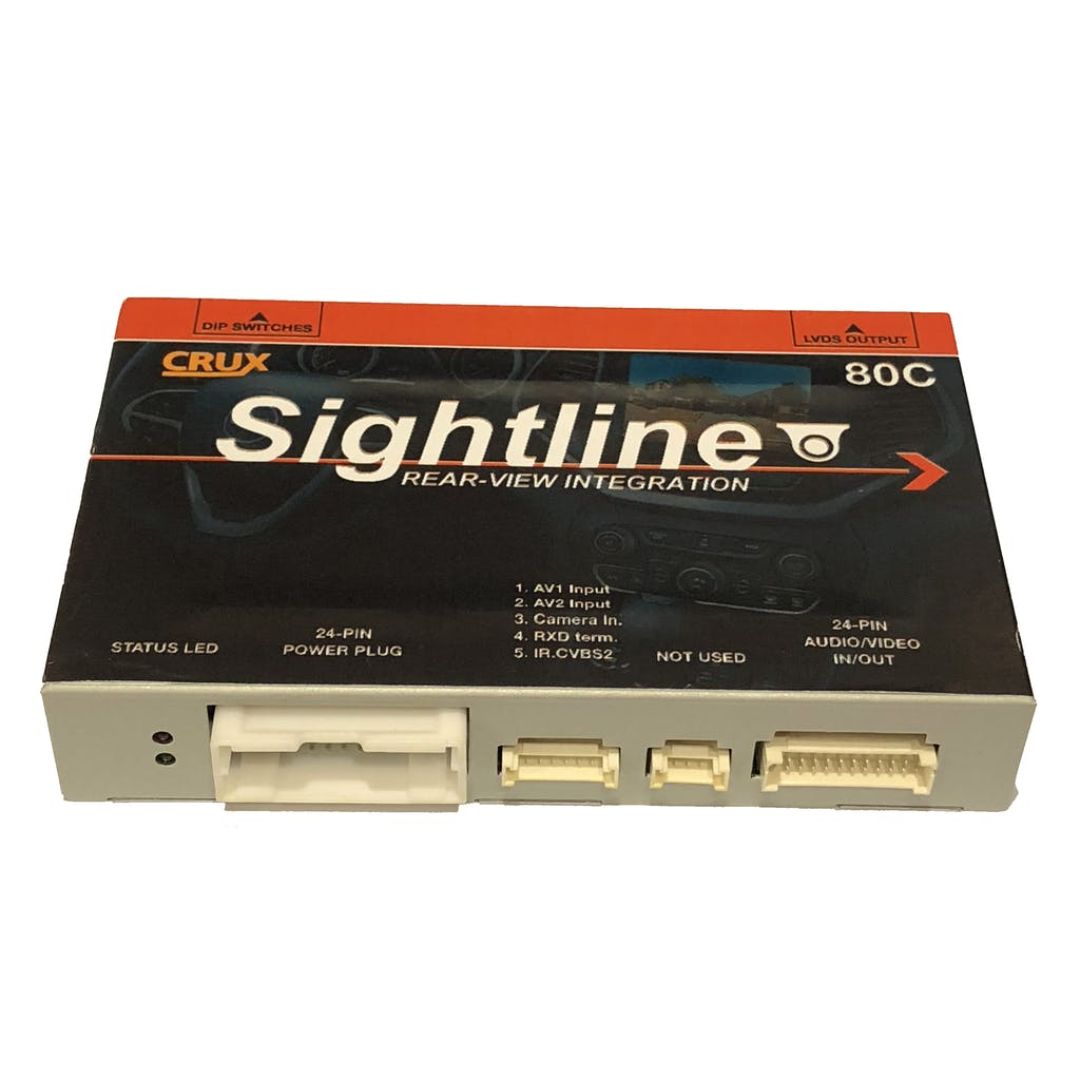 Crux RVCGM-80C, Sightline Safety-View Integration Rear-View Integration Interface for Select Cadillac Vehicles
