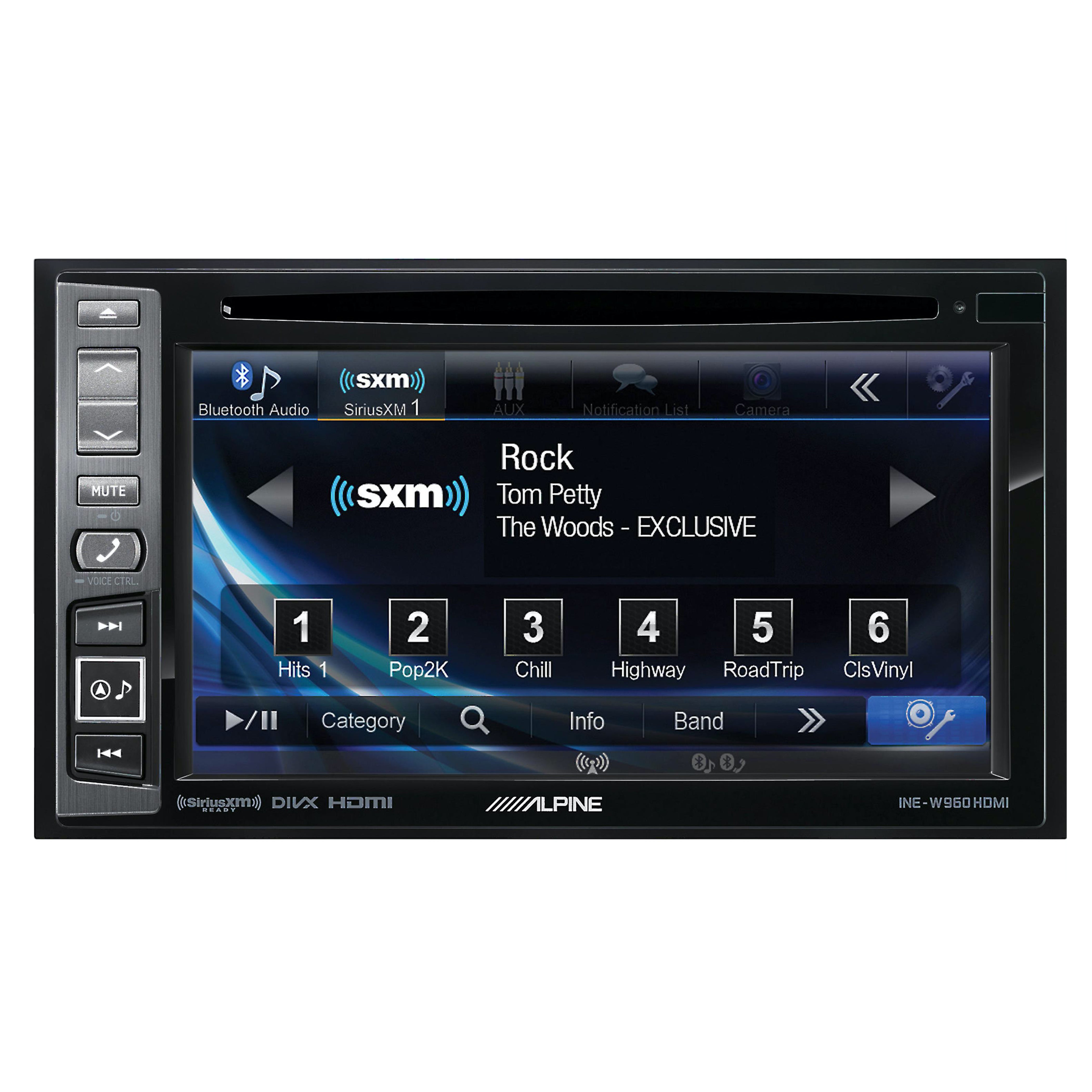 Alpine INE-W960HDMI, Double Din 6.1" DVD Navigation Receiver w/ SiriusXM Tuner