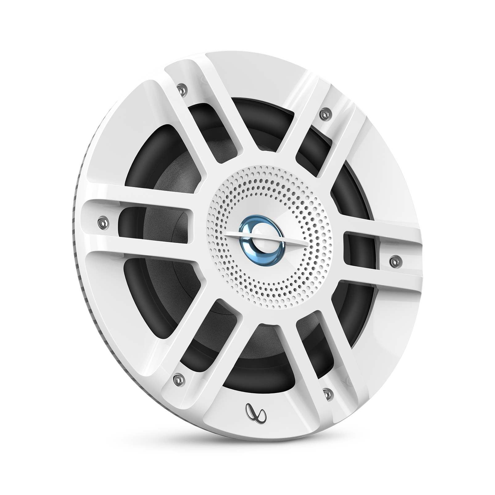 Infinity KAPPA6120MAM, KAPPA Series 6.5" 2-Way Premium Marine Coaxial Speakers w/ RGB Lighting - White