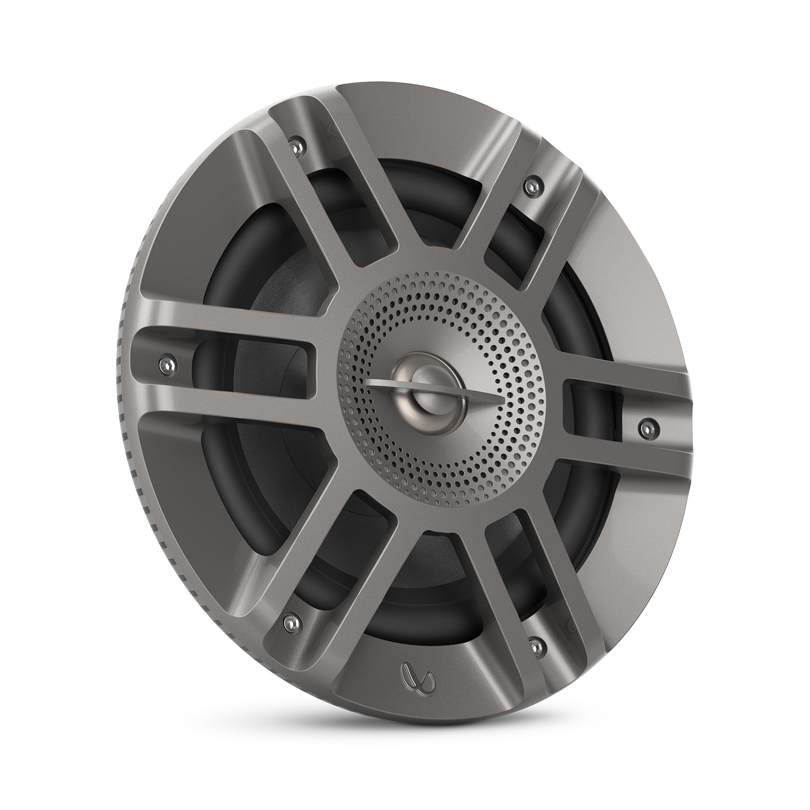 Infinity KAPPA6125MAM, KAPPA Series 6.5" 2-Way Premium Marine Coaxial Speakers w/ RGB Lighting - Titanium