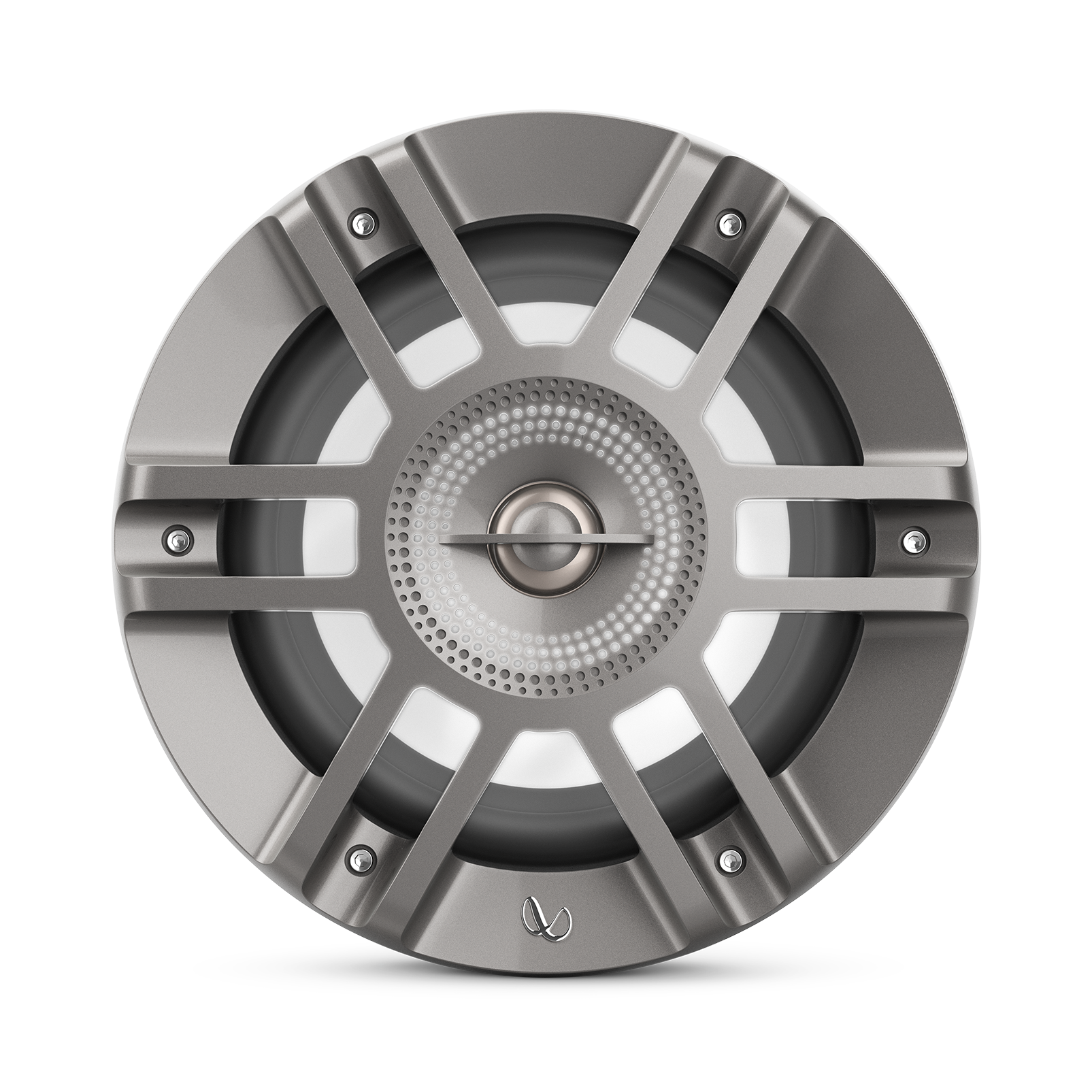 Infinity KAPPA6125MAM, KAPPA Series 6.5" 2-Way Premium Marine Coaxial Speakers w/ RGB Lighting - Titanium