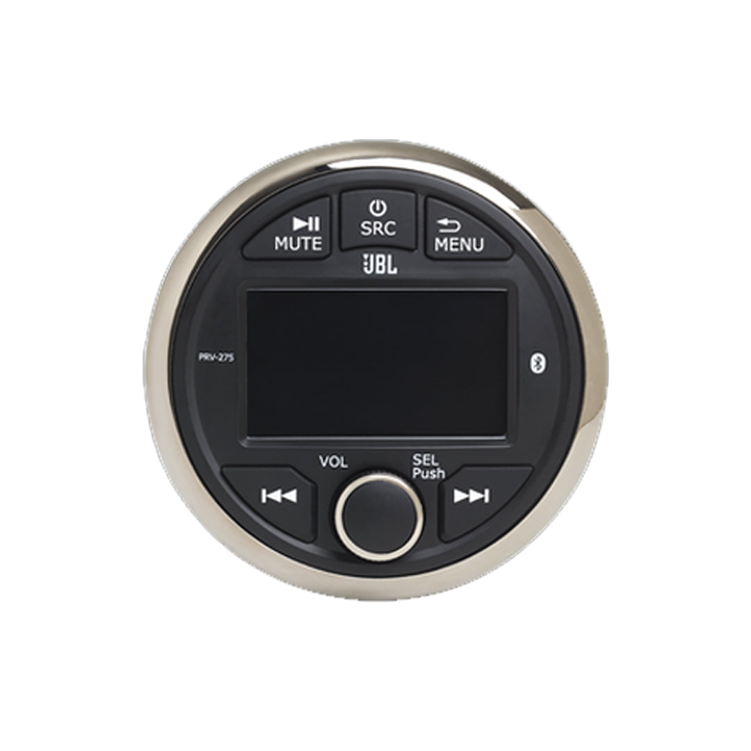 JBL PRV-275, Gauge Style Marine Digital Media Receiver w/ Built-in Bluetooth¨ (does not play CDs)