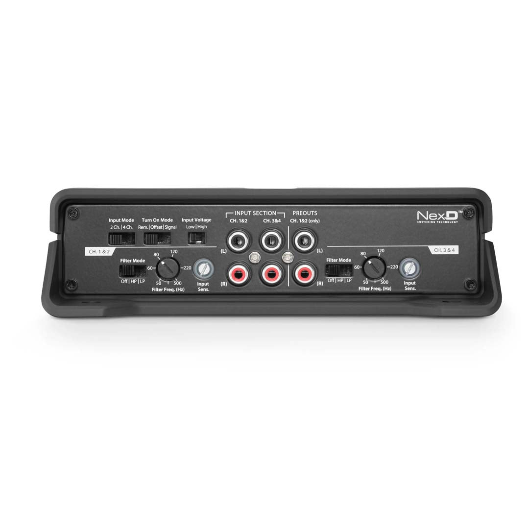 JL Audio JD400/4, JD Series Class D 4 Channel Full Range Amplifier, 400W