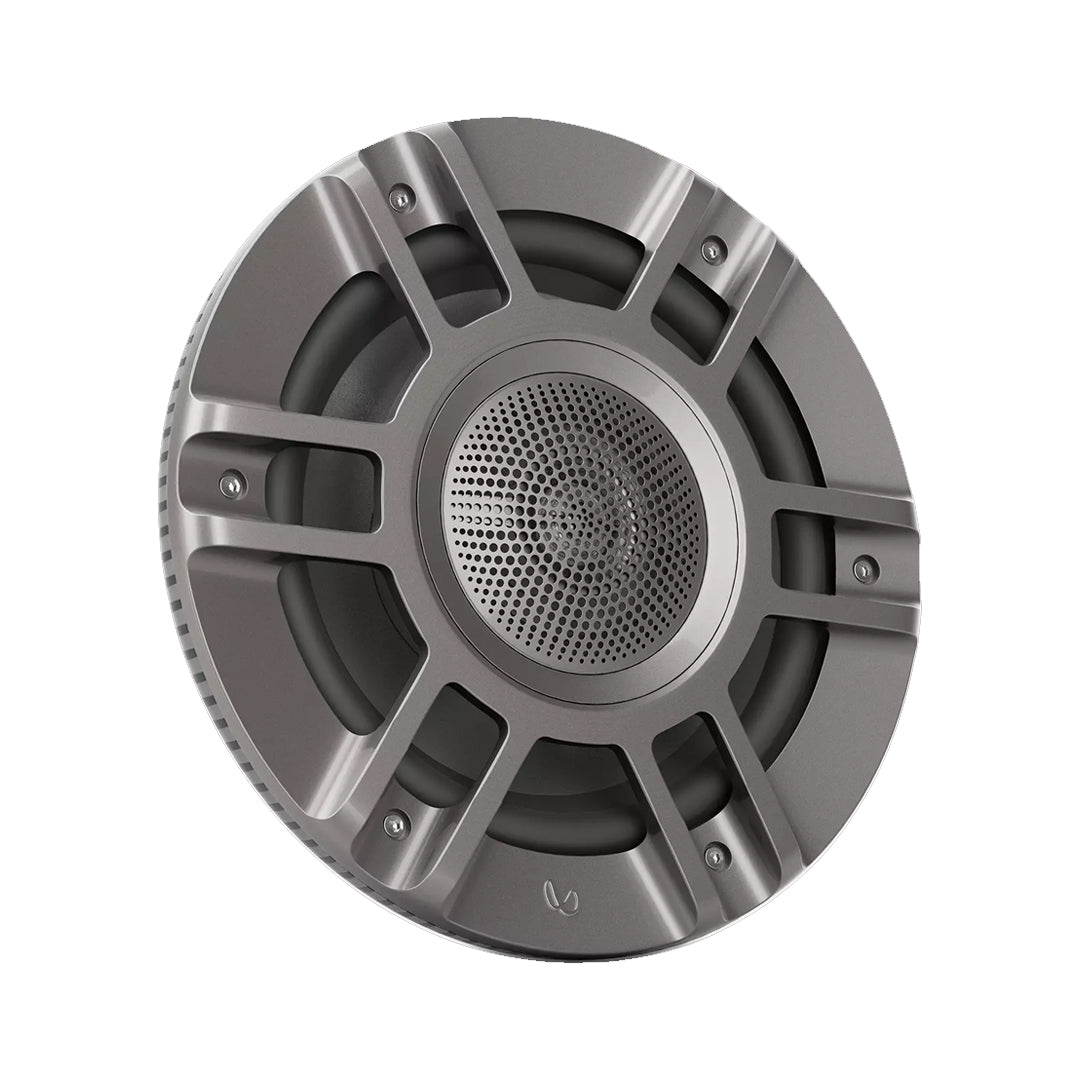 Infinity KAPPA8135MAM, KAPPA Series 8" 3-Way Premium Marine Covertible Speakers w/ RGB Lighting - Titanium