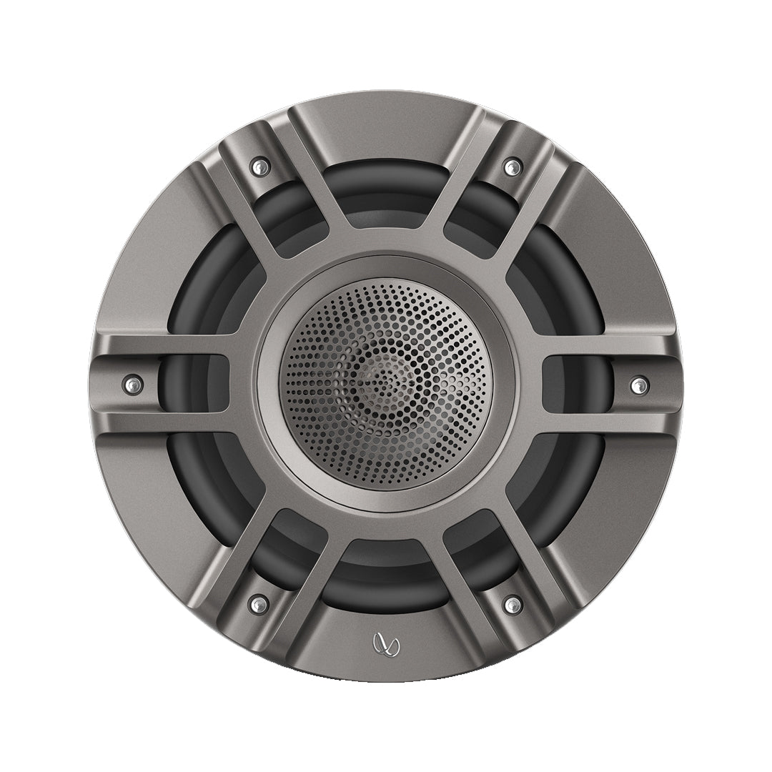 Infinity KAPPA8135MAM, KAPPA Series 8" 3-Way Premium Marine Covertible Speakers w/ RGB Lighting - Titanium