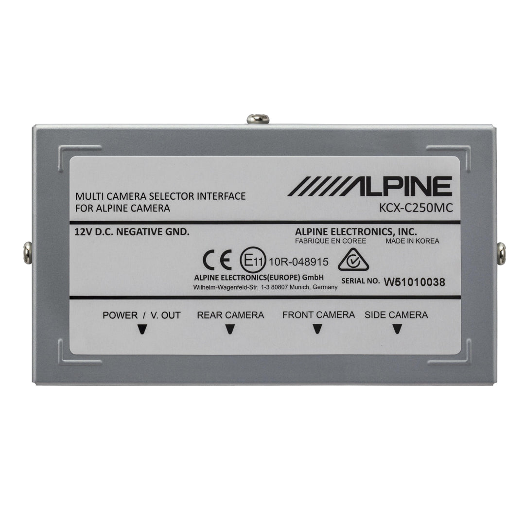 Alpine KCX-C250MC, Multi Camera Selector Interface