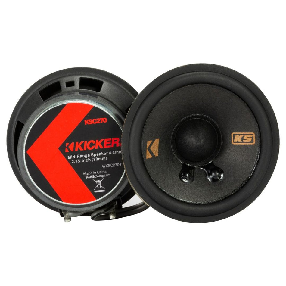 Kicker KSC2704, KS Series 2.75" Speakers (47KSC2704)