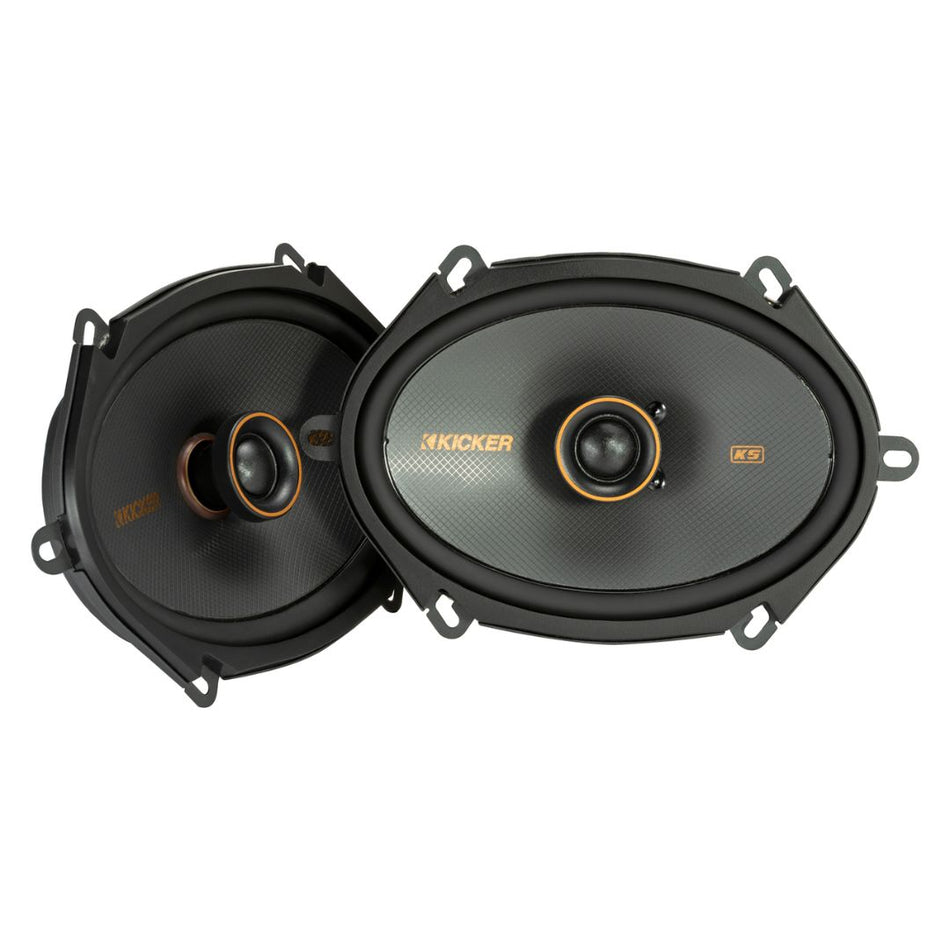 Kicker KSC6804, KS Series 6x8" Coaxial Speakers (47KSC6804)