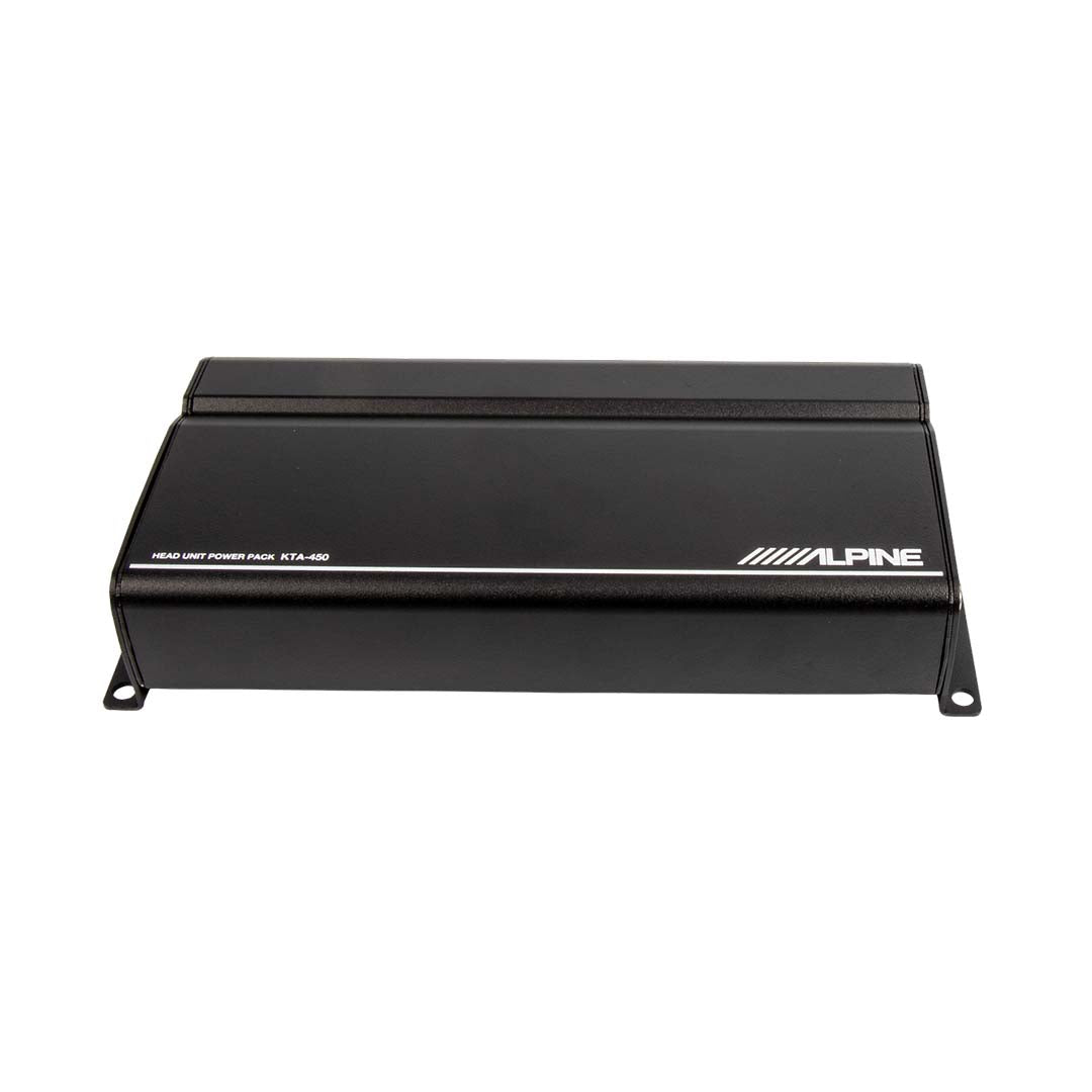Alpine KTA-450, Power Pack Class D 4 Channel Amplifier, 400 Watts D.P.P