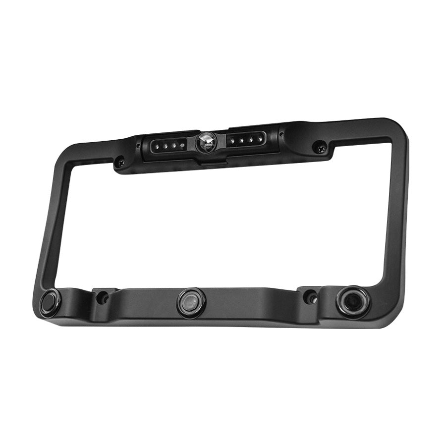 Power Acoustik LP-4CS, License Plate Frame Camera, Night vision, Back-up Sensors
