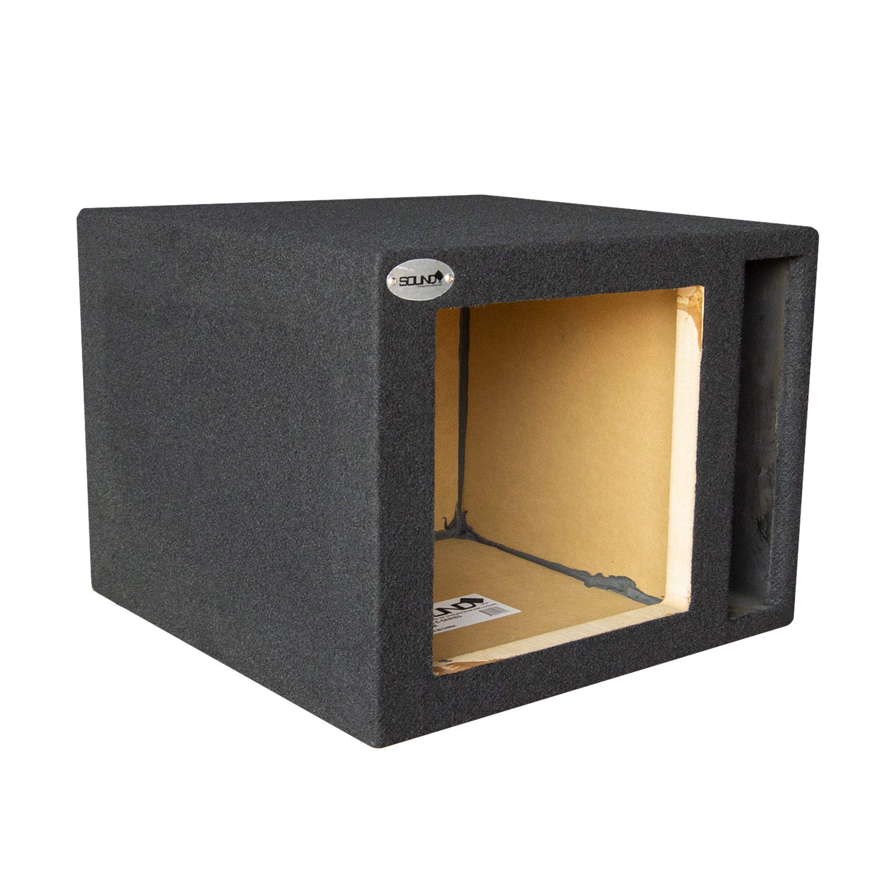 SoundBox E Series Single 10" Vented Subwoofer Enclosure, Square