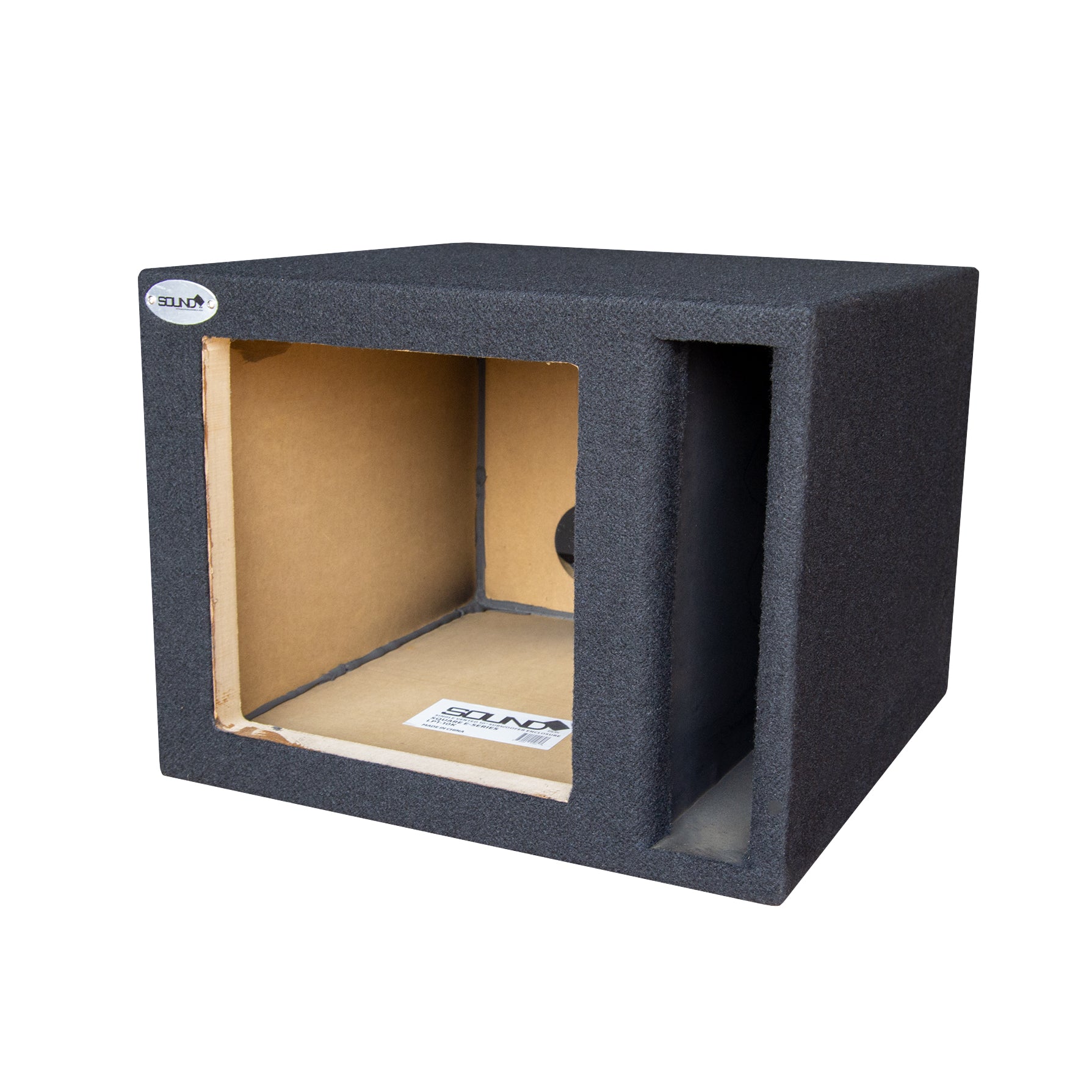 SoundBox E Series Single 10" Vented Subwoofer Enclosure, Square