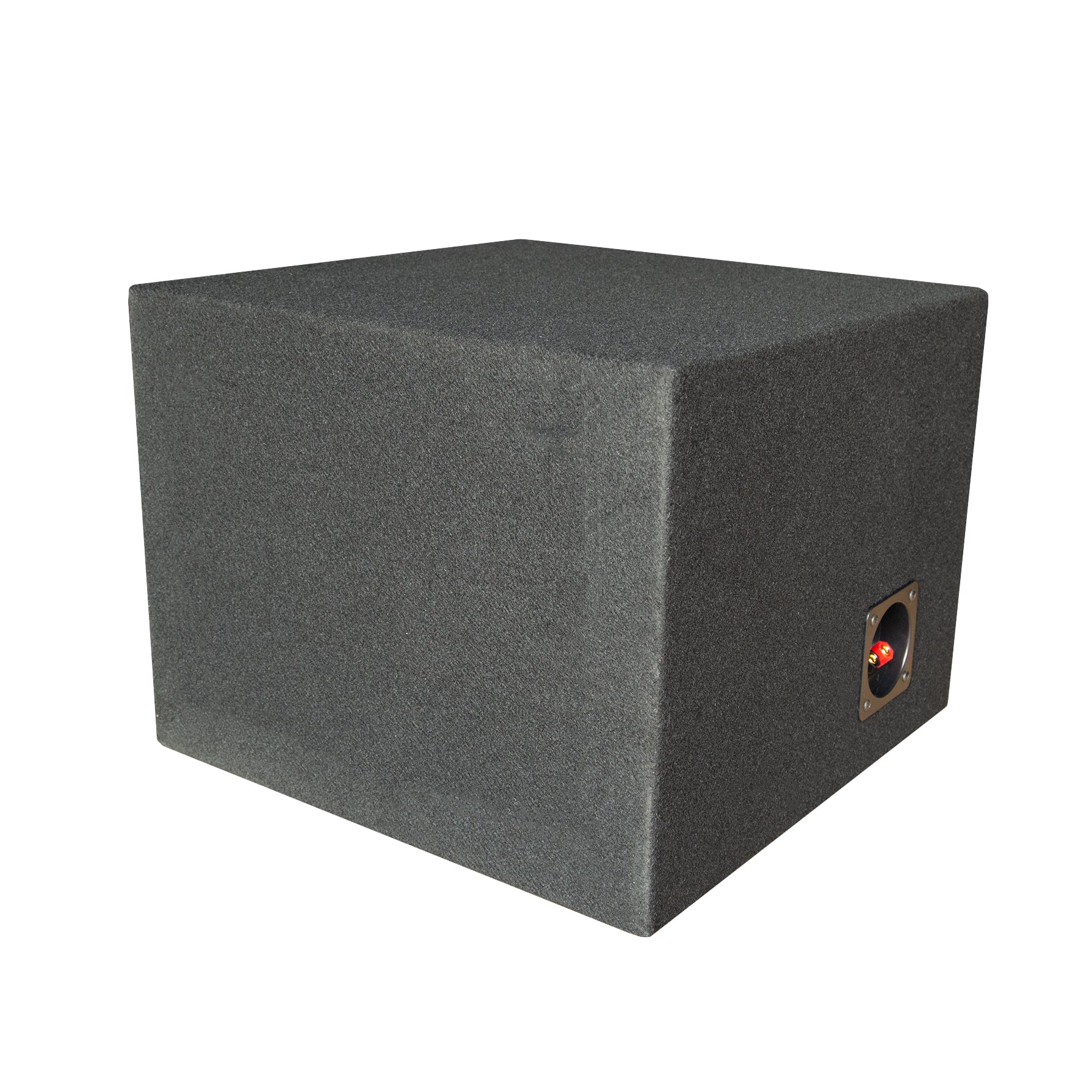 SoundBox E Series Single 10" Vented Subwoofer Enclosure, Square