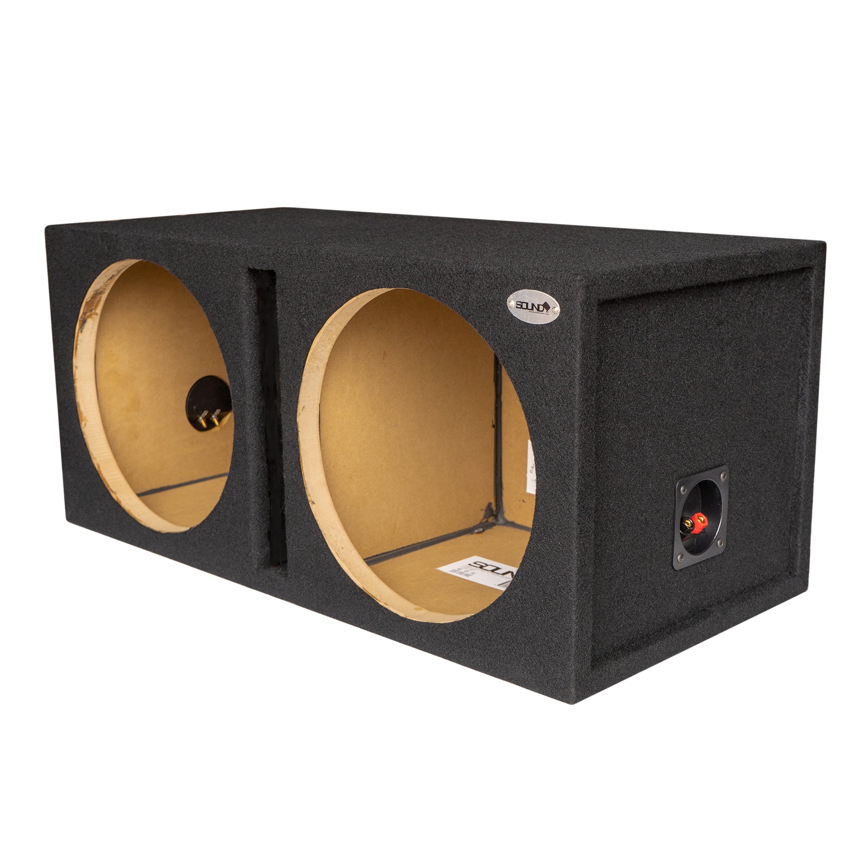 SoundBox E Series Dual 12" Vented Center Port Subwoofer Enclosure