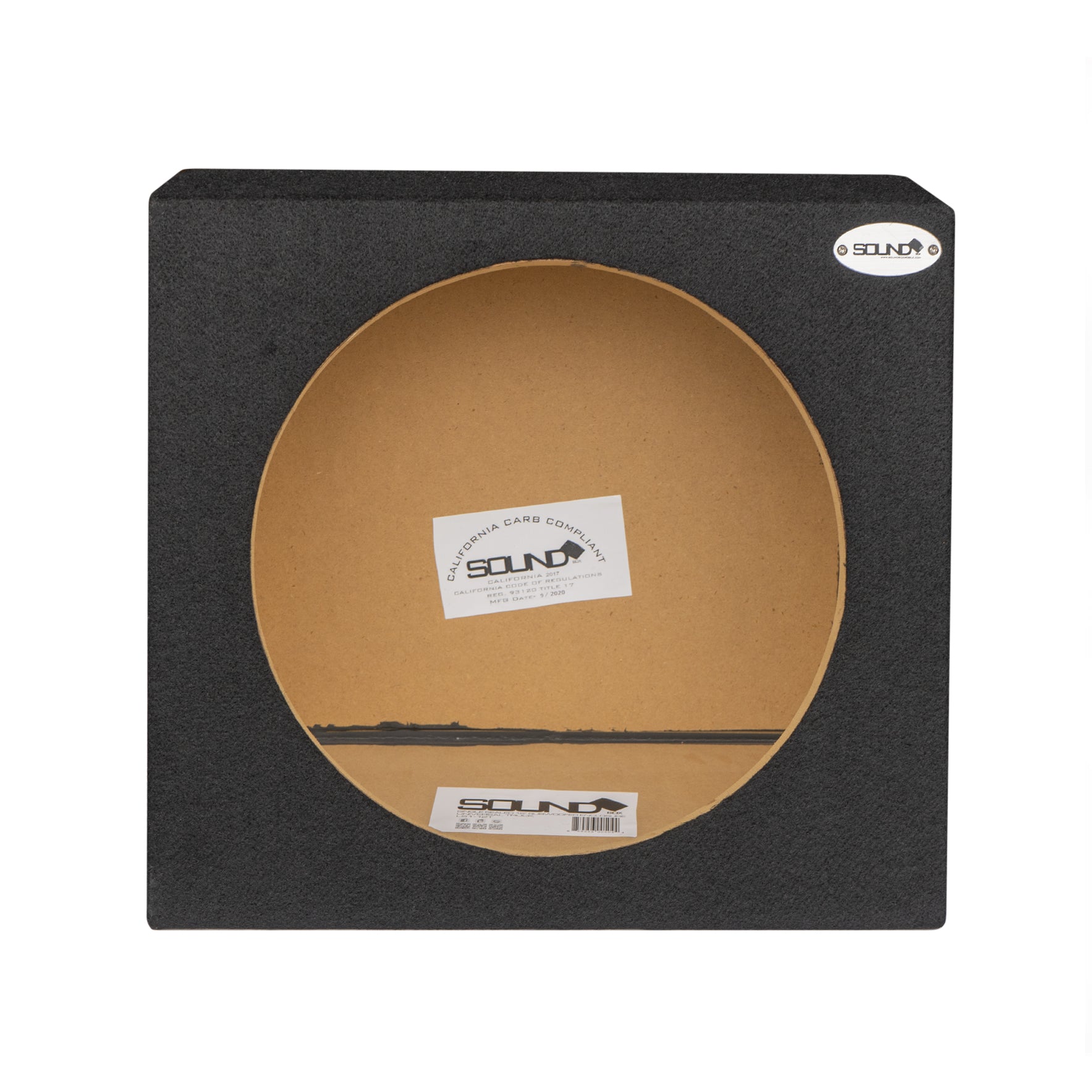 SoundBox Universal Single 12" Sealed Subwoofer Enclosure, Truck (Pair)